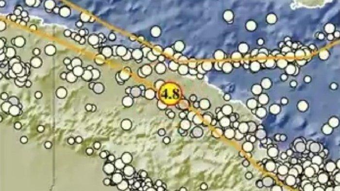 Gempa terkini hari ini, Jumat 2 Juni 2023, BMKG menyebutkan gempa mengguncang wilayah Keerom, Papua sekitar pukul 08:29:27 WIB.