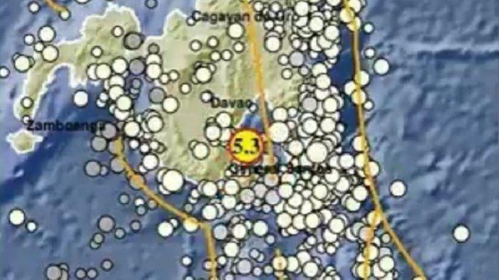 Info gempa terkini, Jumat (9/6/2023), BMKG menyebutkan, gempa magnitudo 5.3 kembali mengguncang kawasan Melonguane, Sulawesi Utara.