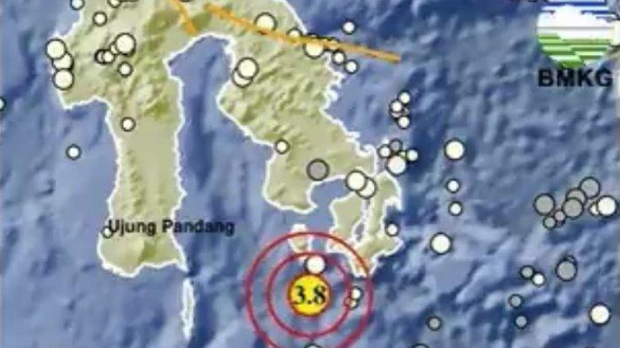 Gempa magnitudo 3.8 guncang kawasan Buton Selatan, Sulawesi Tengara, Senin (18/12/2023) sore ini, simak penjelasan BMKG lokasi pusat gempa terkini.
