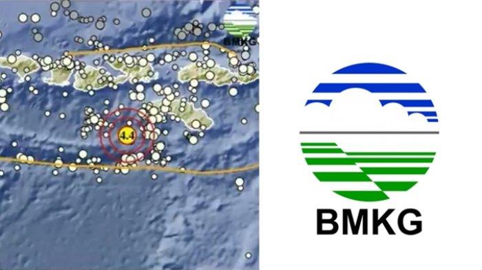 Info BMKG sebut pusat gempa terkini berada 120 km di barat daya Kodi, Sumba Barat Daya, NTT, magnitudo 4.4, cek titik koordinat.