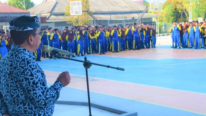 Gladi bersih pelaksanaan O2SN tingkat provinsi yang dilaksanakan di SMAN 1 Tanjung Selor, Jumat (04/08/2023).