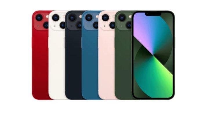 SPEK IPHONE 13 - Foto iPhone 13 diambil dari Apple.com, Kamis (13/2/2025). Simak spesifikasi dan harga HP gawai buatan Apple tersebut.