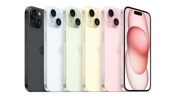SPEK IPHONE 15 - Foto dari website apple.com. Simak spesifikasi dan harga HP iPhone 15.