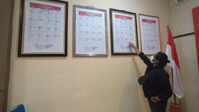 Ilustrasi dokumentasi surat suara yang digunakan dalam Pemilu 2019 dan Pilkada 2020 di Kaltara.