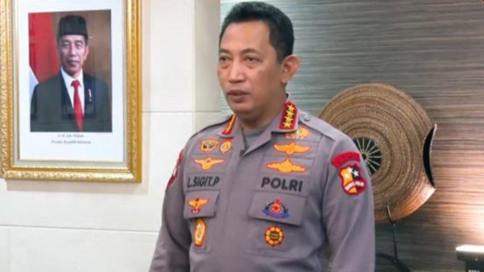 Kapolri Jenderal Listyo Sigit Prabowo. (YouTube/ DIV HUMAS POLRI)