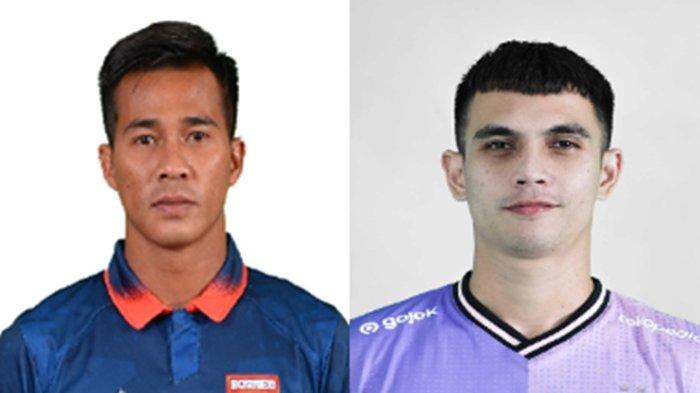 Nadeo Argawinata (kanan) dan Angga Saputro kembali satu tim di Borneo FC