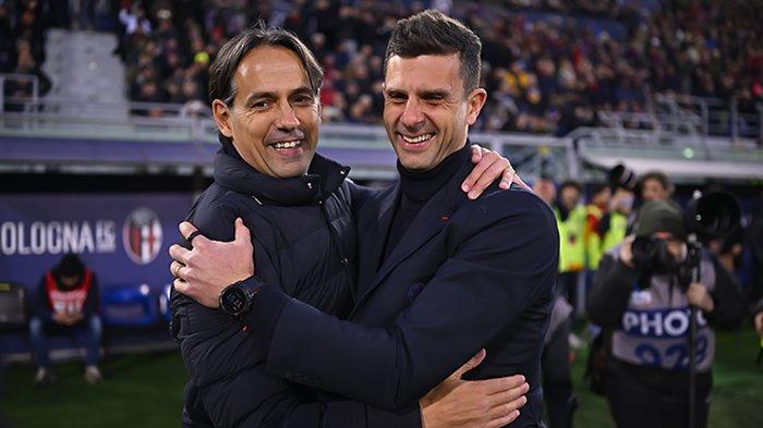 Simone Inzaghi dan Thiago Motta.