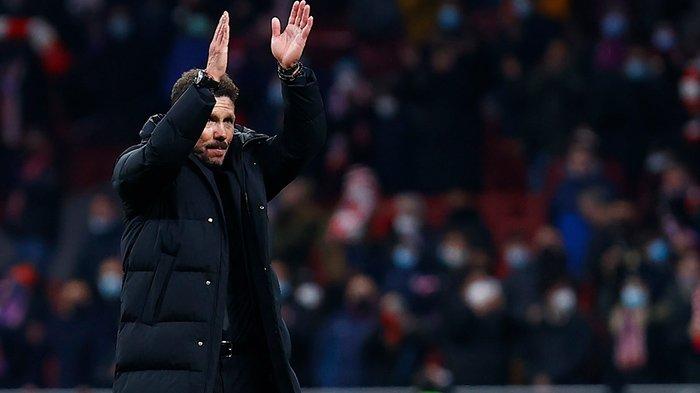 Pelatih Atletico Madrid, Diego Simeone. (Twitter / @Atleti)