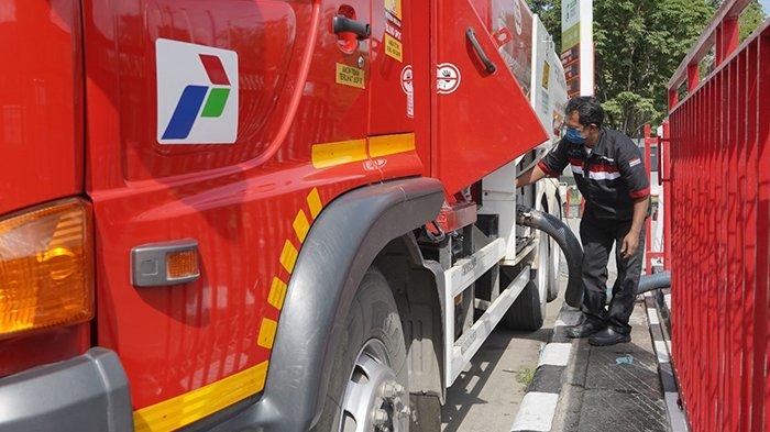 Aktivitas pengisian bahan bakar minyak di SPBU selama Ramadhan dan Idul Fitri 2023. (Dok Pertamina Patra Niaga)