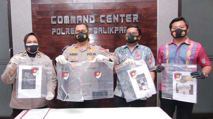 Unit Tindakan Pidana Tertentu (Tipidter) Satreskrim Polresta Balikpapan bekuk seorang pemuda berinisil A (16) berkat ulahnya sebarkan video asusila, Kamis (13/8/2021) lalu. TRIBUNKALTARA.COM / DWI ARDIANTO