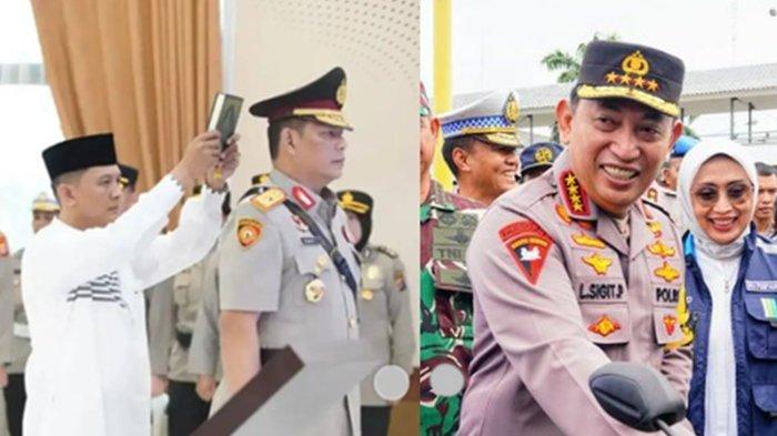 Simak update mutasi Polri terbaru 2024 jajaran Kapolri Jenderal Listyo Sigit Prabowo (kanan), dimana Wakapolda Kaltim Brigjen Pol Djati Wiyoto Abadhy ikut kena mutasi jabat Wakapolda Metro Jaya, cek biodata lengkap di sini.