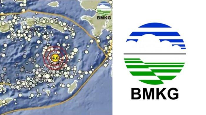 Info BMKG sebut pusat gempa terkini 2 menit yang lalu berada 276 km di barat daya Seram Bagian Timur, Maluku, gempa hari ini ini miliki magnitudo 4.6.