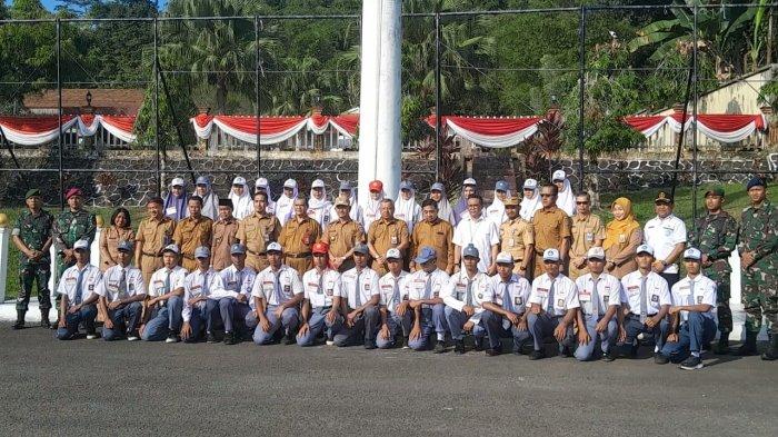 Kegiatan pembukaan Pusdiklat Paskibraka Kota Tarakan tahun 2023 digelar di halaman Kantor Pemkot Tarakan, Selasa (1/8/2023) pagi tadi.