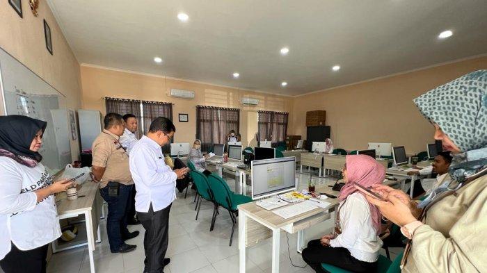 Ilustrasi PPDB di SMA N 1 Tarakan, Kalimantan Utara.