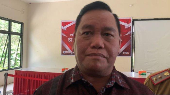 Bupati H Halikinnor memberikan keterangan pers usai mengikuti pemusnahan barbuk sabu 9,2 Kg di kantor BNNP Kalteng, Senin (21/8/2023).