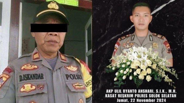 Sosok AKP Dadang Iskandar, Kabag Ops Polres Solok Selatan yang Tembak Mati AKP Ulil, Apa Motifnya? Diketahui AKP Dadang Iskandar menembak AKP Ulil Ryanto hingga tewas pada Jumat (22/11/2024) pukul 00.43 WIB.