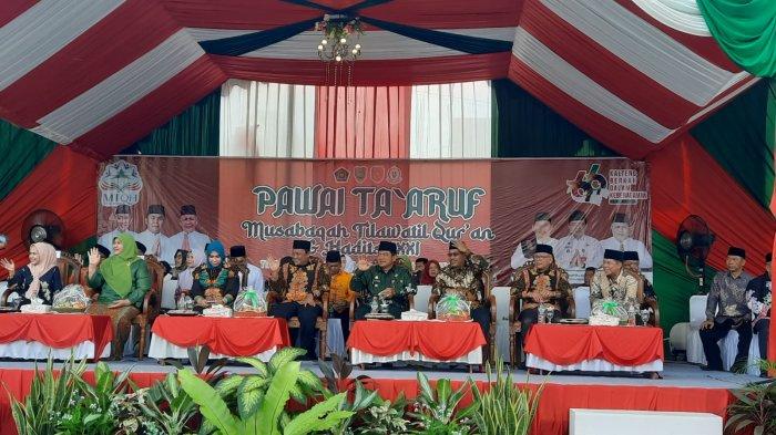 Pawai Ta'aruf MTQH XXXI di Pangkalan Bun, Kobar, Kalteng, pada Minggu (19/11/2023).