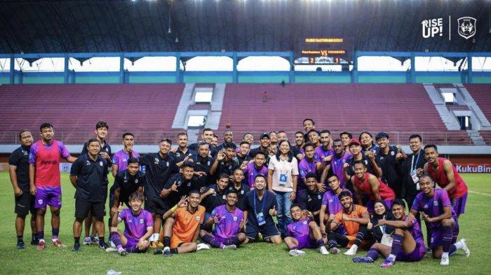 Potret para pemain RANS Nusantara usai berlaga di pekan pertama Liga 1 2023.