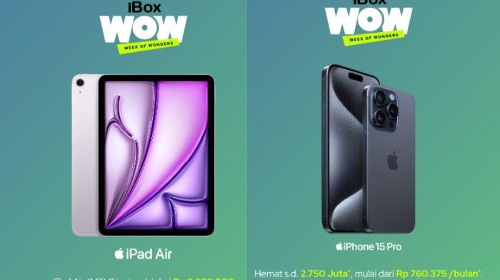 Resmi iBox Harga iPhone 15 Pro Turun Hingga 2 Juta Jelang Desember 2024, Cek Juga Promo iPad Air