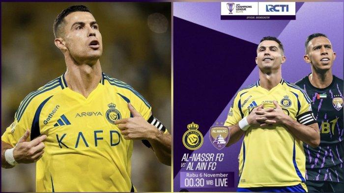 Live RCTI laga Al Nassr vs Al Ain ajang Cristiano Ronaldo cari gelar jelang pensiun. Laga berlangsung di Stadion King Saud University, Riyadh, Arab Saudi