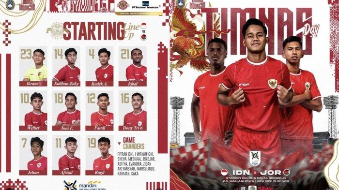 Starting XI Timnas U20 Indonesia