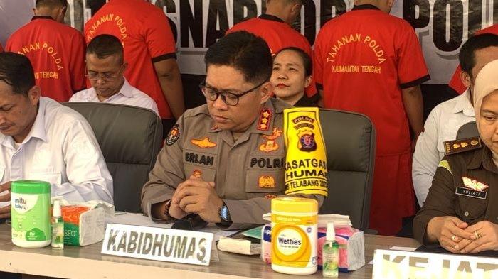 Kabid Humas Polda Kalteng, Kombes Pol Erlan Munaji.