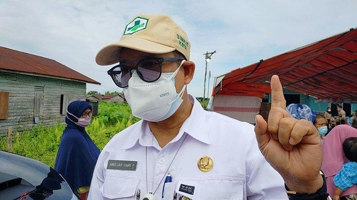 Kepala Dinas Kesehatan Kota Palangkaraya Andjar Hari Purnomo.