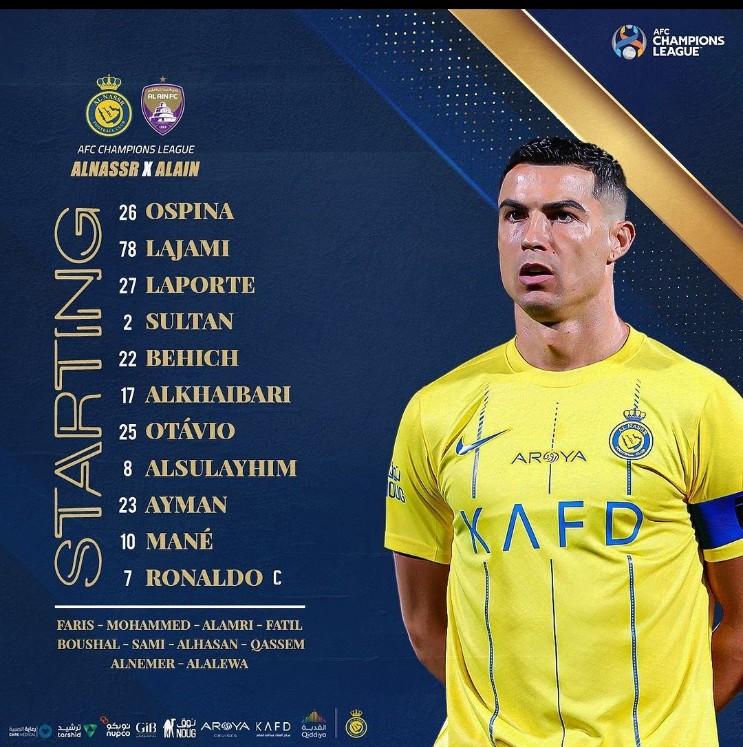 Susunan pemain Al Nassr