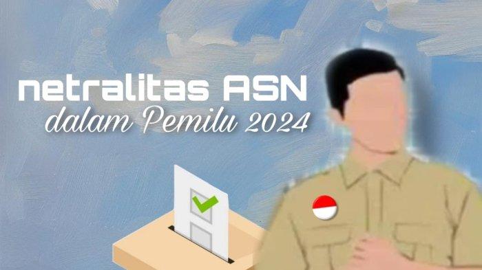 Ilustrasi netralitas ASN dalam Pemilu 2024.
