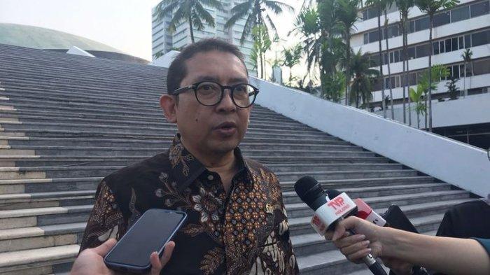 Ketua Badan Kerja Sama Antar Parlemen (BKSAP) Fadli Zon di Kompleks Parlemen Senayan, Jakarta, Senin (26/6/2023).