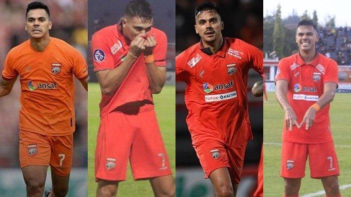 Kolase Matheus Pato. Striker asal Brasil itu resmi meninggalkan Borneo FC untuk memperkuat salah satu klub China.