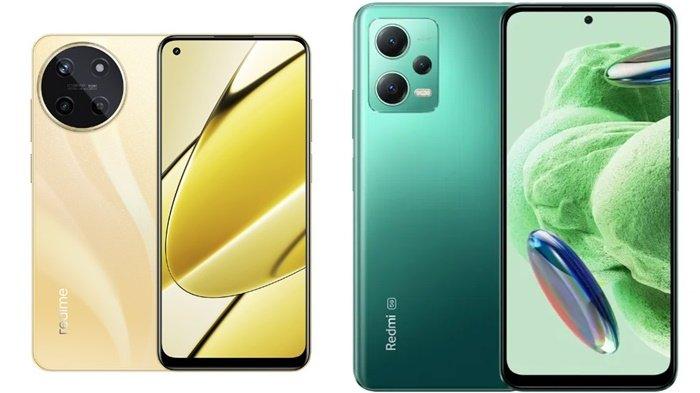Realme 11 4G dan Redmi 12 5G.