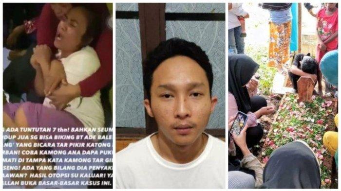 Ibu korban pemukulan oleh anak Ketua DPRD Ambon menangis histeris, tersangka pelaku penganiayaan dan pemakaman korban