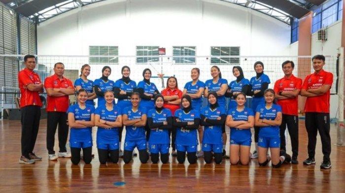 Inilah daftar 16 pemain Timnas voli putri Indonesia yang akan mentas di SEA V League 2023.