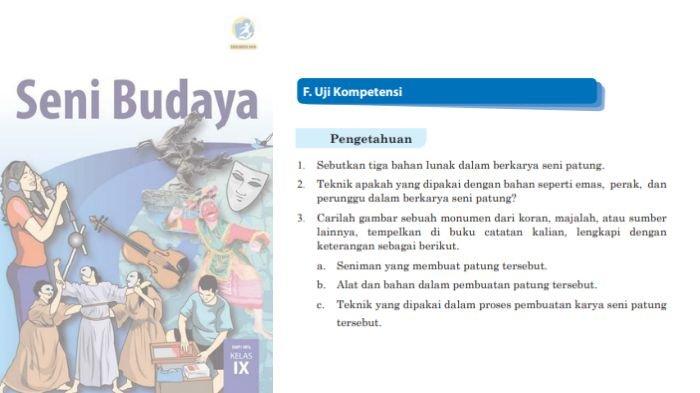 Soal Seni Budaya kelas 9 SMP halaman 35, cek kunci jawabannya
