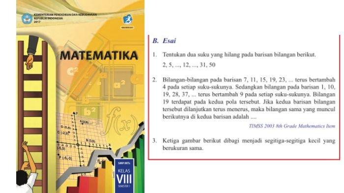 Soal Matematika kelas 8 SMP halaman 38, cek kunci jawabannya.