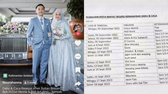 Haji Ciut juga pernah membuat heboh dengan pernikahan anak keduanya pada 2018 lalu.