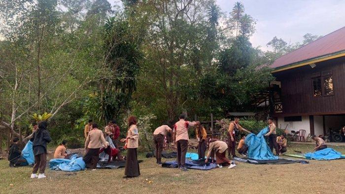 Kegiatan Kemah Konservasi 2023, di Bukit Bangkirai Kabupaten Kutai Kartanegara atau Kukar, Kalimantan Timur.