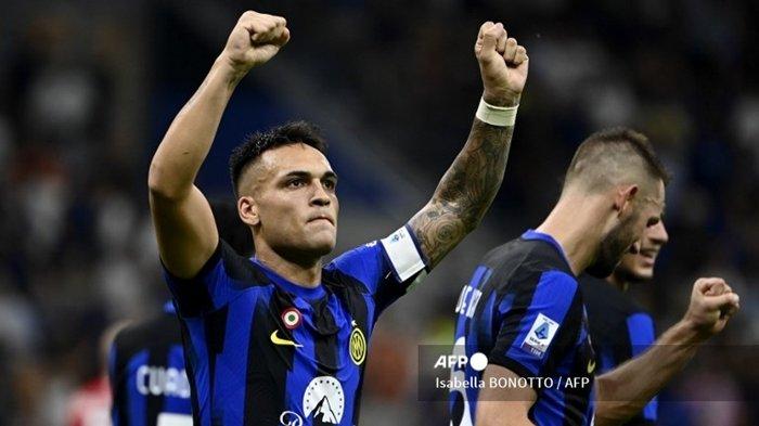 Kapten Inter Milan, Lautaro Martinez. Pada laga di pekan perdana Liga Italia Serie A, Inter Milan berhasil menaklukkan AC Monza dengan skor 2-0.