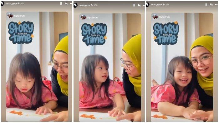 Arsila anak Zaskia Gotik semangat belajar