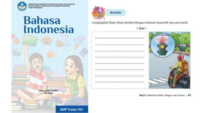 Soal Bahasa Indonesia kelas 8 SMP Kurikulum Merdeka halaman 69, cek kunci jawabannya