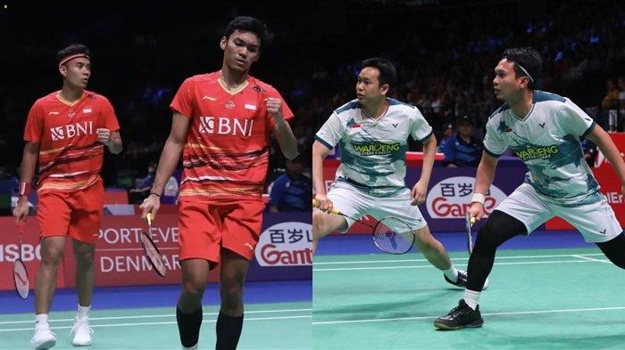 Muhammad Shohibul Fikri/Bagas Maulana - Mohammad Ahsan/Hendra Setiawan. Berikut jadwal badminton BWF World Championships 2023 hari ini babak perempat final. Peluang Daddies dan Fikri/Bagas. Live TV dan score
