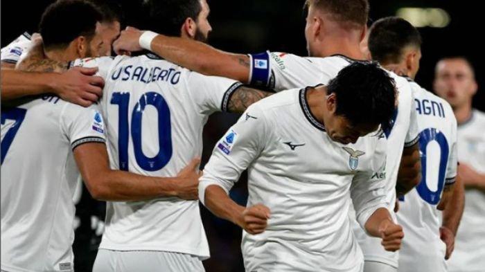 Pemain Lazio saat melawan Napoli di pekan ke-3 Liga Italia Serie A, cek rapor pemain usai kalahkan juara bertahan.