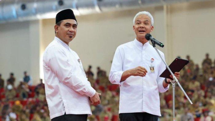 Ganjar Pranowo dan Taj Yasin Maimoen sebagai Gubernur dan Wakil Gubernur Jawa Tengah