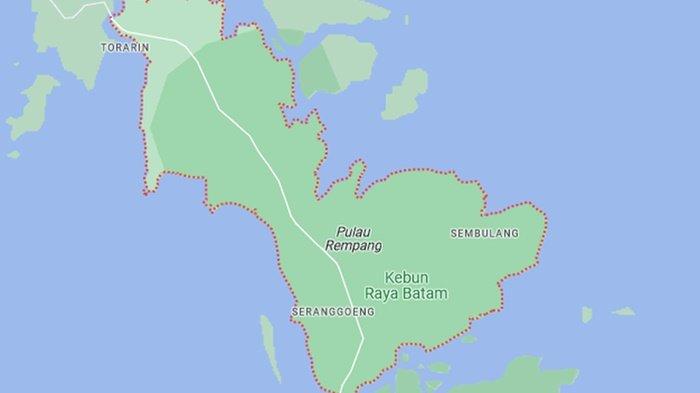 Pulau Rempang di Kepulauan Batam.