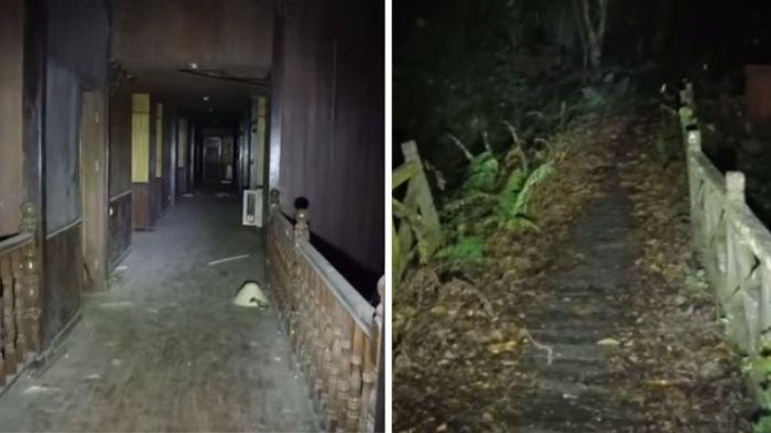 Resort dan jembatan di Pulau Kumala Tenggarong saat tengah malam dikunjungi YouTuber, viral.