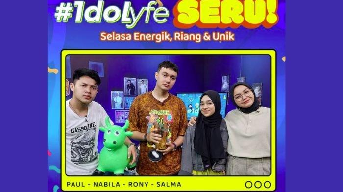 IdoLyfe sore ini bersama Rony, Paul, Nabila, Salma Indonesian Idol 2023, akses live streaming RCTI Plus untuk menontonnya.
