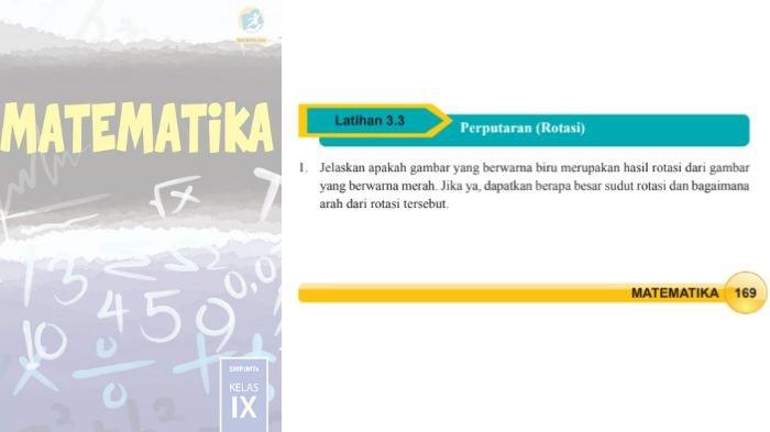 Soal Matematika kelas 9 SMP halaman 169, cek kunci jawabannya.