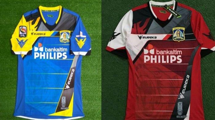 Jersey kandang dan tandang Persiba Balikpapan 2015