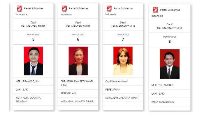 Caleg Sementara Partai Solidaritas Indonesia untuk DPR RI Dapil Kalimantan Timur